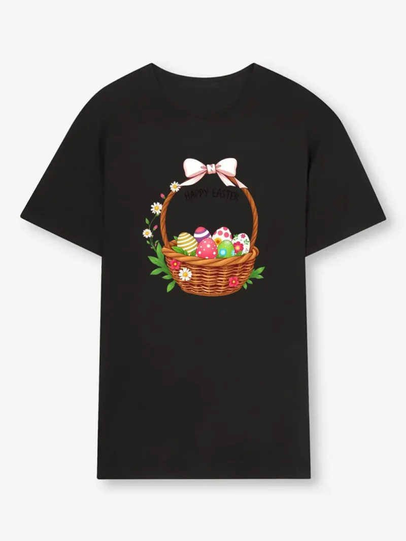 Easter Vibes And Spring Smiles T-Shirt - Image 2