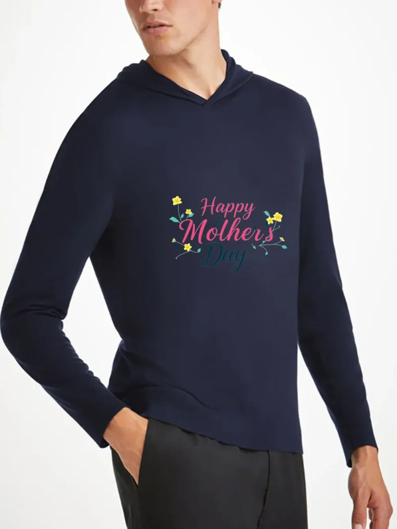 Soul Raised With Mom's Care Custom Hoodie Printing - Image 2